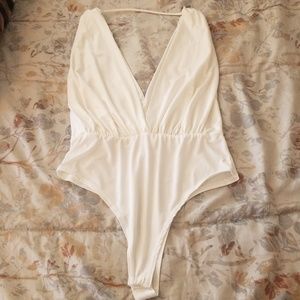 Sexy low cut  onesie shirt